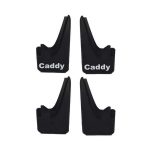VW Caddy Bakkie Black Rubber Mudflaps