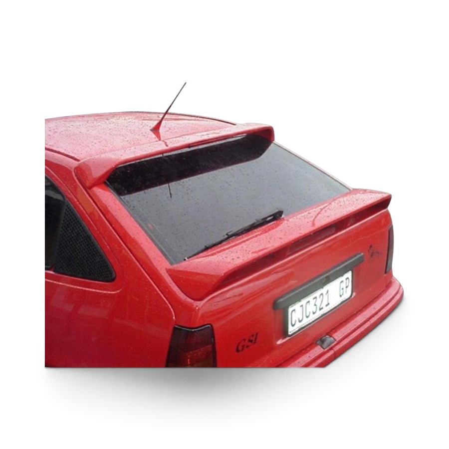 OPKRS001 opel gsi top bootspoiler 1295, bottom bootspoiler 1395 FibreForce Upper Roofspoiler Opel Kadett/Gsi Hatch - Image 1