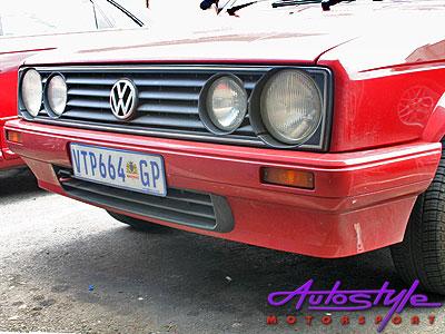 VW Golf 1 New Velociti Plastic Front Bumper with G-0 VW Golf 1 New Velociti Plastic Front Bumper with G-0