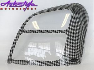 Isuzu '04-07 Carbon headlight Shields-0