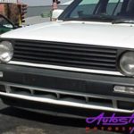VW Golf MK2 Single Light Debadged Grille-0