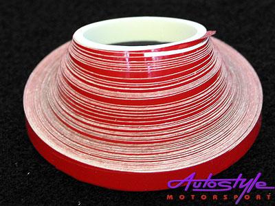 Red Pin Striping 6mm x 10m-0 Red Pin Striping 6mm x 10m-0
