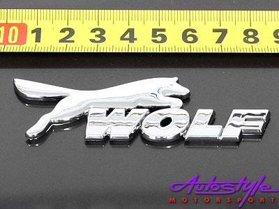 Wolf Chrome Sticker Badge-0 Wolf Chrome Sticker Badge-0
