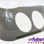 Ford Courier '98+ Carbon Headlight Shields-0