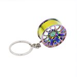Anodized Alloy Wheel Keyring