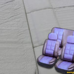 Leather Touch Padded Seat Cover Set (gray)