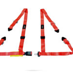 Evo Red 4point Racing Seat Harness