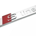 Audi S-Line Chrome Fender Badges (each)-0