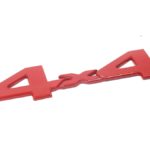 4x4 Chrome Sticker Badge-0