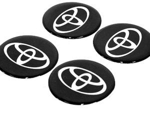 Toyota Wheel Center cap decals-0