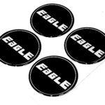 Eagle Wheel Center Cap Stickers -0