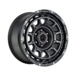18" A-Line Canyon 6/139 Graphite Milled Rivet Alloy Wheels