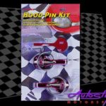 HOOD PIN KIT R-SPEC BLU/RED/SI -0