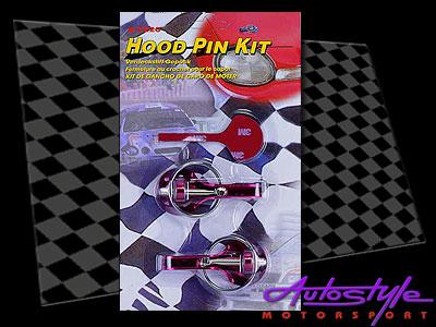 HOOD PIN KIT R-SPEC BLU/RED/SI -0 HOOD PIN KIT R-SPEC BLU/RED/SI -0
