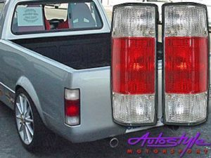 Caddy semi clear tailights -0
