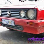 VW Golf 1 New Velociti Plastic Front Bumper with G-0