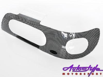 Nissan Sentra '92-'97 Carbon Headlight Shields-0 Nissan Sentra '92-'97 Carbon Headlight Shields-0