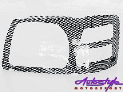 Ford Ranger 07up Carbon Headlight Shields-0 Ford Ranger 07up Carbon Headlight Shields-0