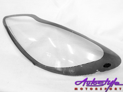 Opel Corsa 2008 + Carbon Look Headlight Guard-0 Opel Corsa 2008 + Carbon Look Headlight Guard-0