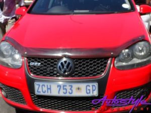 VW Golf 5 Carbon look bonnet shield -0