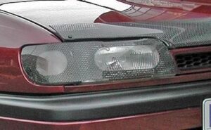 VW Amarok 2010up Carbon Look Headlight Shields-0