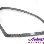 Nissan Qashqai Carbon Fibre Look Headlight Shields-0