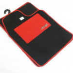 Autostyle Red Padded Car Mats (set of 4)