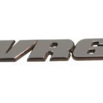 VR6 Brushed Silver Sticker Badge