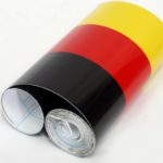 German Flag Design Racing Stripes (15cm x 4.5m)-0
