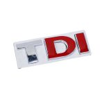 Chrome Raised TDi Turbo Diesel Badge