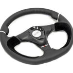 NX Genuine Leather & Suede Sports Steering wheel
