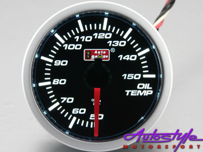 Autogauge Smoked Oil Temperature Gauge-0 Autogauge Smoked Oil Temperature Gauge-0