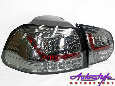VW Golf Mk6 Smoked LED Tailights-0 VW Golf Mk6 Smoked LED Tailights-0