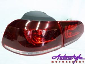 VW Golf 6 R20 Style Red Tailights-0