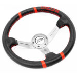 Nexon Drift Style Steerings - Black & Red