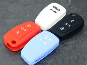 Rubber Audi Keyfob Protection Cover-0
