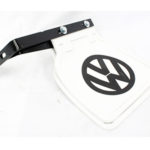 Black & White VW Mudflaps with Bracket (pair)-0
