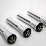 VW Silver Doorpins with VW Logo-0