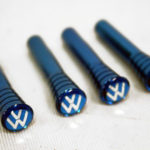 VW Blue Doorpins with VW Logo-0