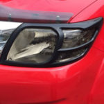 Toyota Hilux Matt Black Headlight Trim (2011up)