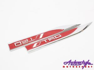 Toyota TRD Fender Badges (pair)-0