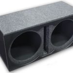 15" Dual Subwoofer Enclosure Vinyl Finish with port-0
