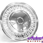 15" Chrome Wheel Caps '87 Taxi Design-0