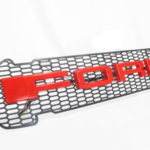 Ford Ranger 2016up Mesh Grill with Red Logo-0