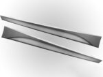 Suitable for F30 3Series Plastic Side Skirts-0