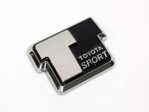 Toyota Sport Black & Chrome Badge-0