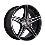 15" A-Line Oslo 4/100 & 4/108 BKMF Alloy Wheels