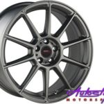 17" A-Line Spree 4/100 & 4/108 Matt CHG Alloy Wheels-0