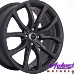 14" A-Line Mischief Satin Black 4/100 & 4/108 Wheels-0