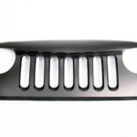 Jeep Wrangler Matt Black "Angry Bird" Grille Kit-0